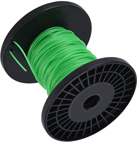 Eminchu 2 Mm Hocheffizienter Runder Rasentrimmerfaden für, Grüner Rasenmäherfaden, Nylonmaterial, 1 Set für Gartenbegeisterte (30M)