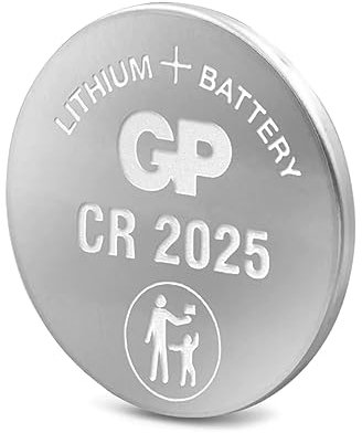 Batteria Super Litio a Bottone CR2025 (Blister 1 Pezzo) - Batteria Piccola per Prodotti Elettronici, Elettrici, Radiocomandi, Telecomandi - Super Durata