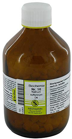 Biochemie 10 Natrium sulfuricum D 6 Tabletten, 1000 St