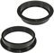 tomzz Audio 2803-017 Lautsprecherringe Adapter Halterungen kompatibel mit Audi A4 A5 Fronttür für 200mm DIN Lautsprecher