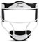 Champion Sports Unisex – Erwachsene Fielders Face Mask Softball-Gesichtsmaske aus Stahl, Weiß, Jugend