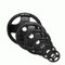 Body-Solid Gummi Grip 50 mm Olympic Hantelscheib, Schwarz, 20 kg