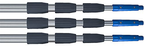 Lewi 12011, Mega, multi asta telescopica, 4 m, 400 cm, manico telescopico, asta telescopica estensibile, 4 x 100 cm