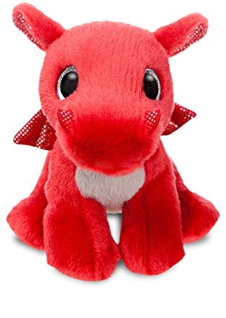 Aurora World 60862 Sparkle Tales Flame Roter Drache Plüsch, 18 cm