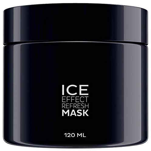 EBENHOLZ skincare ICE EFFECT REFRESH MASK Gesichtsmaske, 120 ml | Kühlende Heilerde mit Menthol, Revitalisiert müde Haut, Fördert Mikrozirkulation, Sofort frisches Hautgefühl