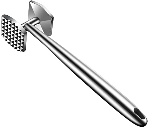 Aliglow Meat Tenderizer Hammer Tool Mallet Pounder for Kitchen Tenderizing Steak Beef Poultry