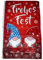 Fahne/Flagge Frohes Fest Wichtel Weihnachten 90 x 150 cm