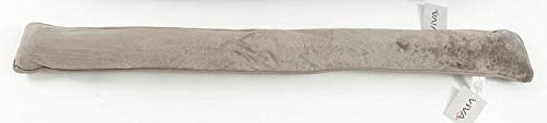 Zugluftstopper Windstopper Türwindstopper Zugluft Microfaser grau hellgrau 90 cm (Hellgrau)
