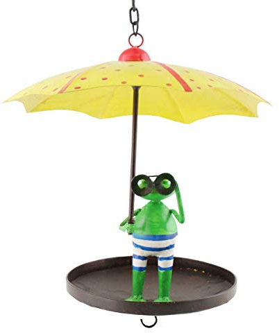 Exner Vogel-Futterstation Frosch Linsi in Blauer Hose | EX-238869-B | 4260553564701