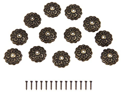 Vintage Eckenschützer 20 Stück Antike Möbel Polster Nagel Schmuck Geschenk Fall Box Tür Sofa Dekorative Heftklammer Pin Wohnkultur 15Mm