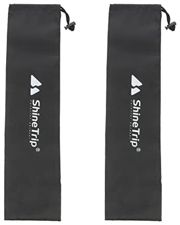 BESPORTBLE Tent Pole Bag - 2PCS Canopy Pole Storage Bag Tent Accessories Carrying Bag Case for Camping Trips Fishing Backyard Fun Picnics