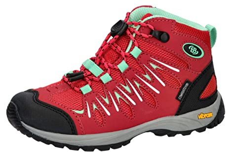 Brütting Expedition Kids High Traillaufschuhe, pink/mintgrün/weiß, 25 EU