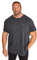 BadRhino Big & Tall Core Essential Everyday Tee Crew Neck Short Sleeve T-Shirt Top - Men's Longer Length 100% Cotton - M to 8XL Grey 7-8XL