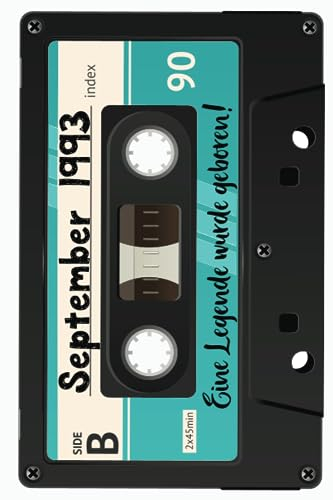 Mein 30er Geburtstag. Jahr 1993: Schönes Notizbuch zum 30. Geburtstag - Tolles Geschenk für Frauen und Männer - Perfekt als Tagebuch oder um Ziele, ... festzuhalten - Liebhaber 70er und 80er Jahre