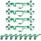 SG Store Lot de 4 membranes de rechange V2 pour film conducteur compatible avec PS5 FPC Câble ruban flexible Accessoires électroniques Vert