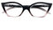 Kodilin Occhiali da Lettura Donna Anti Luce Blu Cat Eye Occhiali per PC con Cerniera a Molla, 2.5 Rosa