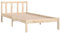 vidaXL Bois de Pin Massif Cadre de Lit Sommier à Lattes Lit Simple Lit Adulte Cadre à Lattes sur Pied Chambre à Coucher Intérieur 90x200 cm