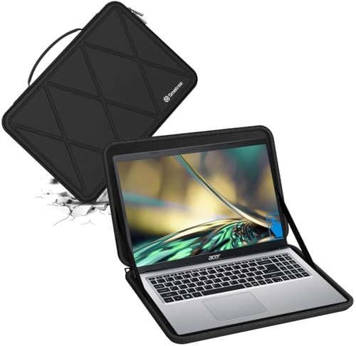 Smatree Custodia Protettiva Rigida in Eva Compatibile con Computer Portatili Acer Aspire 1-A115-32-C7ZW da 15,6, Aspire 3/Aspire Vero Green-AV15-52-5488/Aspire 5 Laptop-A515-47-R3Y6 Sleeve (X8281)