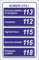 M-ITALY CARTELLO SEGNALETICO - NUMERI UTILI MOD 2 - Adesivo Extra Resistente, Pannello in Forex, Pannello In Alluminio (20x31, Adesivo)
