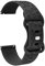 Silikon Armband für Withings ScanWatch 2 38mm, 18mm Wasserdichte Weiche Ersatzriemen, Weiches Silikon Ersatzarmband Uhrenarmband Sportarmband für Damen Herren, Schwarz