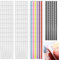 4080 Piezas Esquinas de Fotos Autoadhesivas, Esquinas Fotos Adhesivas, Corners Stickers para Pegatinas Album Fotos, para Pegatinas Scrapbooking, Manualidades (Transparente,Negro,Colore)