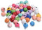 Dokeno 50 Pezzi Campanellini Colorati, Mini Palline di Natale Campanelle per Fai Da Te, Piccole Campanelle Colorati per Artigianato Gioielli Decorazioni Festival