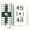 DRUT CAT6 Inline PunchDown Krone Coupler, Cable Joiner for CAT 6 Ethernet Network Cables (White)