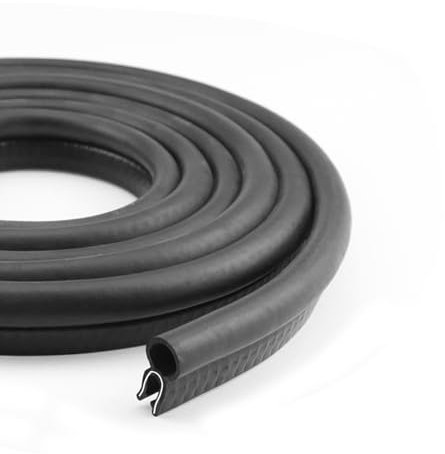 SDLDEER Auto Türdichtung, 6 Meter Universelle Gummidichtung, Auto Kofferraumdichtung Dichtungsprofil für Autos Wohnmobile, LKWs