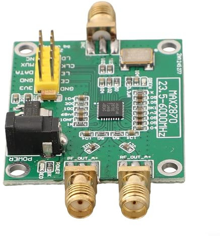 Zeroupshop MAX2870 Signalquelle RF Signalgenerator-Modul, für STM32 mit Breitband-Frequenzbereich von 23 56 MHz bis 6 0 GHz Audio-Modulation