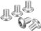 DTGN Viti a Testa Bombata M4-0.7x4mm - 50Pz - Ideali per Bici da Strada, Mountain Bici, Auto, Moto - Acciaio Inossidabile 304 Sbiancato - Elementi di Fissaggio Esagonali