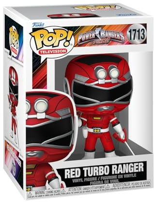Funko POP! TV: Power Rangers Turbo - Red Ranger | Official Superheroes Merch - Collectable Vinyl Figurine for Shelf Display - Birthday Gift Idea for Fans and Collectors