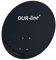 DUR-line EASYTENNE 60 - Satellitenschüssel (digital Sat Anlage, Antenne mit Masthalterung, vorbereitet für die Aufnahme eines 40 mm LNB) 60 cm Spiegel, Anthrazit