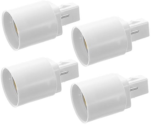 HOMSFOU 4stücke Gd Zu Lampensockel Adapter Lampenfassung Konverter Aus Langlebigem Pbt-material Kompakt Leicht Einfache Installation Für Led Leuchtmittel Und Pendelleuchten