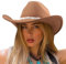 DRESHOW Western Cowboy Cowgirl Hut mit Glänzendem Strassband für Herren Damen Fedora Panamahut