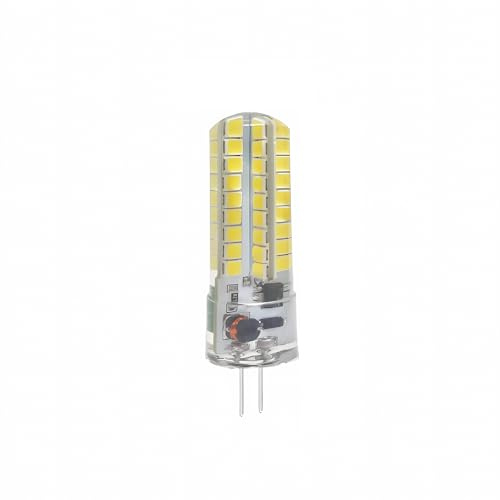 LED-Leuchtmittel, G4, 12 V-220 V, universell, AC/DC, dimmbar, 2 W-7 W, 3000 K-6000 K, CRI 85, 360° ohne Flackern, für Haushalt/Gewerbe (10 Stück) G4-12V-7W (2835-72D)【AC/DC】 【3000K】