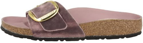 Birkenstock Madrid Big Buckle Nubuk Leather Lavender Narrow