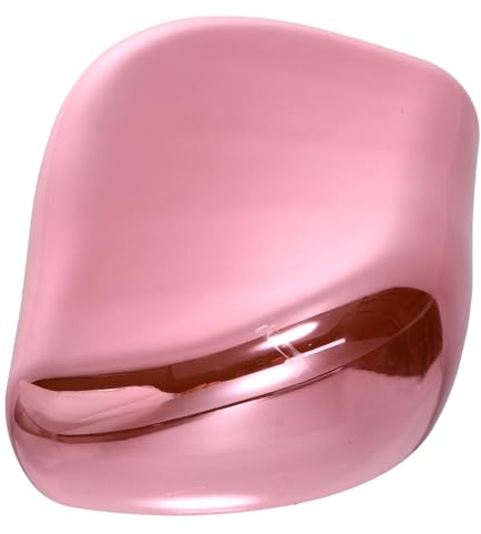 FONDOTIN Glas Hornhautentferner Fußpflegegerät Tragbare Pediküre Feile für Abgestorbene Haut Hautfreundliches Peeling Werkzeug Handliches Pediküre Tool für Weiche Füße Pink