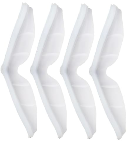 NOLITOY 4Pcs Silicone Eyeglasses Foggy Preventer Anti-Mist Inner Mask Bracket for Vision Suitable for Glasses and Masks