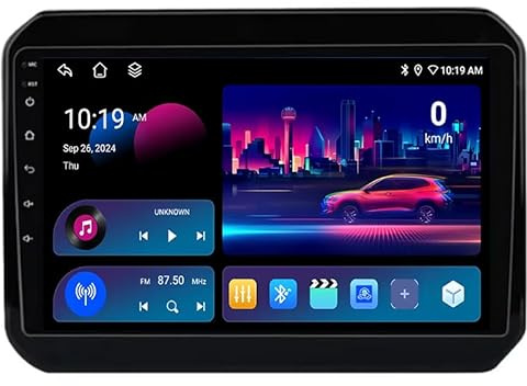Android 15 Autoradio Radio 9 Zoll Multimedia Autoradio Mit Navi Für Suzuki Ignis 2016-2020· Auto Zubehör Einfügen Und Verwenden Autoradio Mit Bluetooth Freisprecheinrichtu HM608 8 Core 4G+WiFi 4+64GB