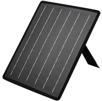 Tuesoa Solar Panel 10W18V Trickle Charger Black Monocrystalline Silicon R for Car Battery Solar Battery Maintainer Car Truck Boat RV Motorcycle Marine Trailer