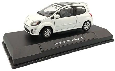 OPO 10 Miniaturauto kompatibel mit Renault Twingo GT Weiß 1:24 Maßstab - Cararama 848271