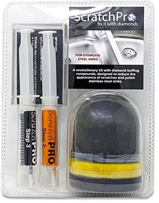 Scratch Pro Kit für entfernen Kratzer und Polieren Edelstahl Spülen