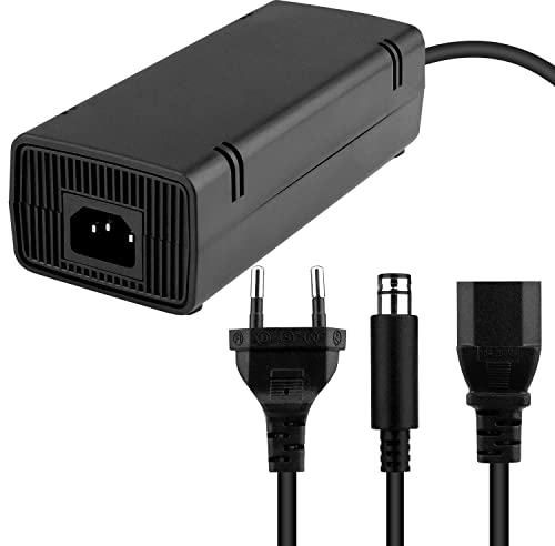 OSTENT EU Adaptador de AC Cargador Cable de Fuente de Alimentación Compatible con la Consola Microsoft Xbox 360 E