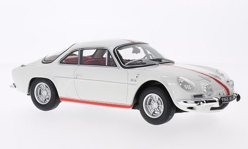 Alpine Renault A110 1600 S Olympique, Weiss/rot, 1968, Modellauto, Fertigmodell, Ottomobile 1:18