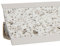 HOLZBRINK Küchenabschlussleiste Granit hell Küchenleiste PVC Wandabschlussleiste Arbeitsplatten 23x23 mm 150 cm