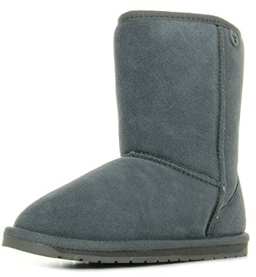 EMU Australia Wallaby Lo Teens Charcoal T10102CHARCOAL, Boots - 37 EU