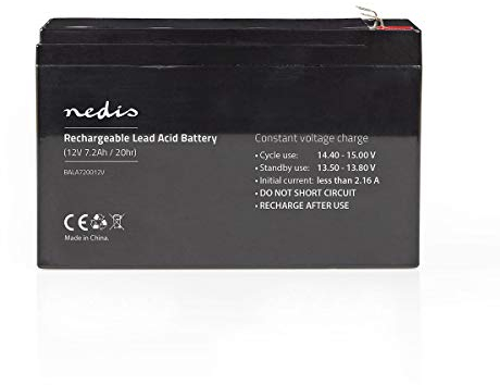 Wiederaufladbare Blei-Säure-Batterie - Bleisäure - Wiederaufladbar - 12 V - 7200 mAh