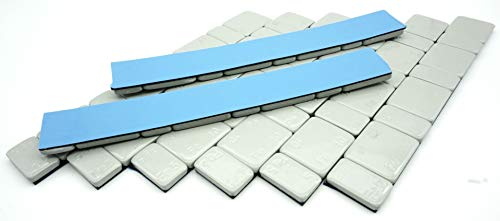 NAAA 480g Auswuchtgewichte Silber 8x60g Riegel 5g+10g Aufteilung