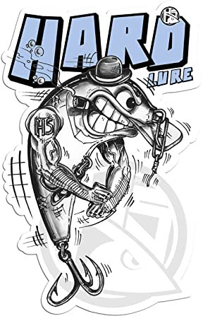 Dealer Sticker Hard Lure 15 x 10 Zubehör, Erwachsene, Unisex, Mehrfarbig (Mehrfarbig), 54 x 42