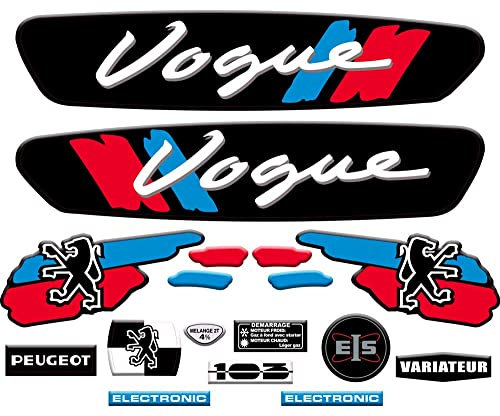 Authentische 103 Vogue zum Dekorieren Ihres PEUGEOT wie damals (schwarz)